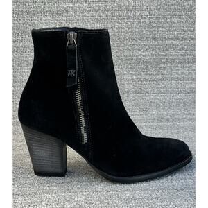 PAUL GREEN Reya Bootie Black Suede Women's Size 5.5 US NEW
